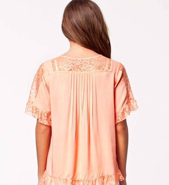 Flowy Pink Top - Görsel 2
