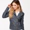Navy Moto Jacket