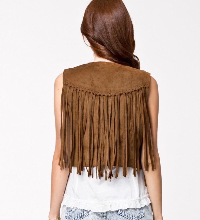 Playful Leather Vest - Görsel 2